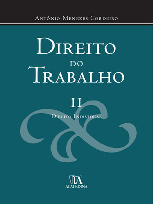 cover image of Direito do Trabalho--II--Direito individual